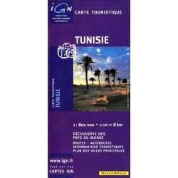 Achat Carte routière IGN - Tunisie