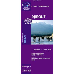 Achat Carte routière IGN - Djibouti