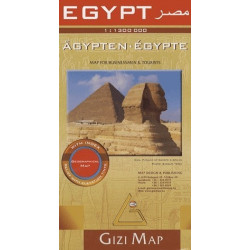 Achat Carte routière - Egypte - Gizimap