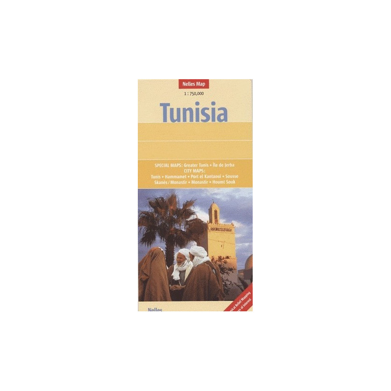 Achat Carte routière - Tunisie - Nelles