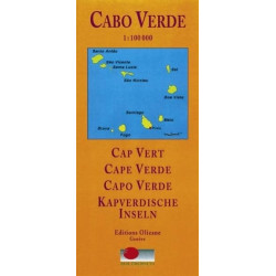 Achat Carte routière - Cap Vert - Olizane