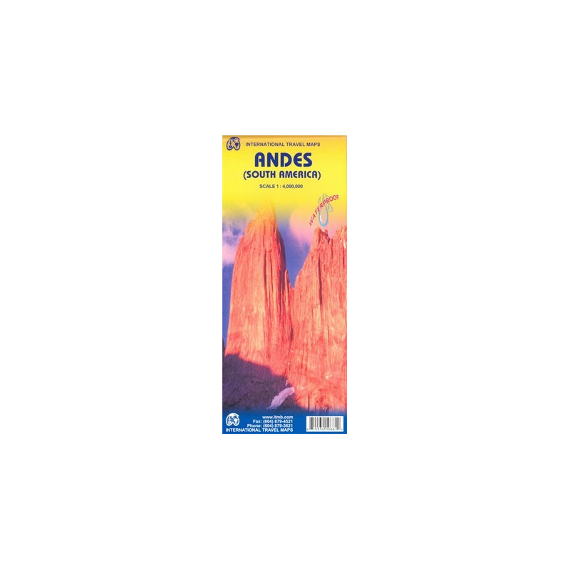 Achat Carte routière - Andes - ITM