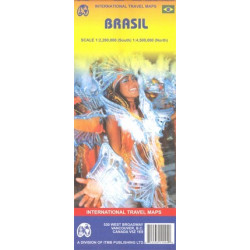Achat Carte routière - Brésil - ITM