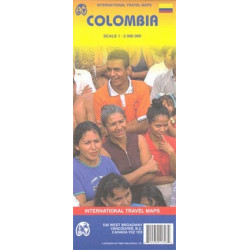 Achat Carte routière - Colombie - ITM