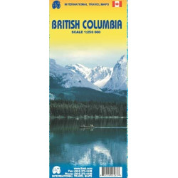 Achat Carte routière - Colombie Britannique - ITM