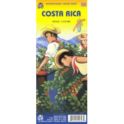 Achat Carte routière - Costa Rica - ITM