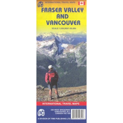 Achat Carte routière - Fraser Valley, Vancouver - ITM