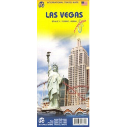 Achat Carte routière - Las Vegas - ITM