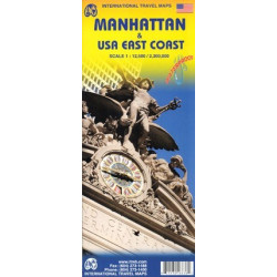 Achat Carte routière - Manhattan, Usa Est - ITM