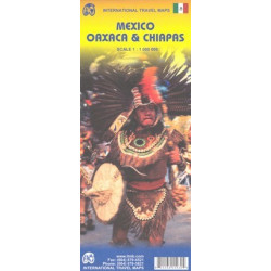 Achat Carte routière - Mexico, Oaxaca, Chiapas - ITM