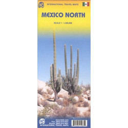 Achat Carte routière - Mexique Nord - ITM