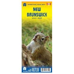 Achat Carte routière - New Brunswick - ITM