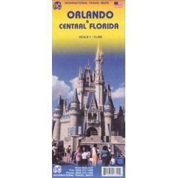 Achat Carte routière - Orlando, Floride Central - ITM