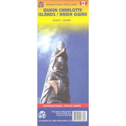Achat Carte routière - Queen Charlotte Islands - ITM