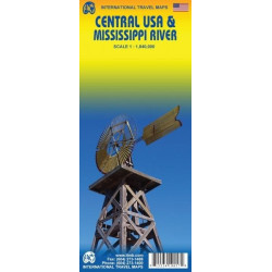 Achat Carte routière - USA centre et Vallée du Mississipi - ITM