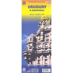 Achat Carte routière - Uruguay / Montevideo - ITM