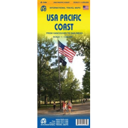 Achat Carte routière - Usa Pacific Coast - ITM