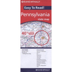 Achat Carte routièrePennsylvanie - Rand Mac Nally