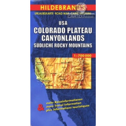 Achat Carte routière - USA Colorado Plateau, Canyonlands, Southern Rocky Mountains - Hildebrands