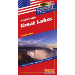 Achat Carte routière - Grands Lacs - Hallwag