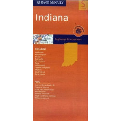 Achat Carte routière - Indiana - Rand Mac Nally