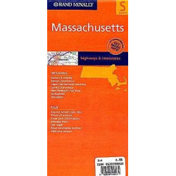Achat Carte routière - Massachussetts - Rand Mac Nally