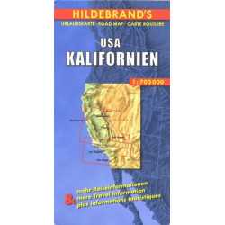 Achat Carte routière - Californie - Hildebrands