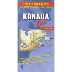 Achat Carte routière - Canada Est - Hildebrands