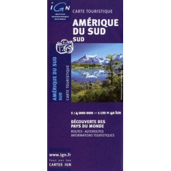 Achat Carte routière IGN - Amérique du Sud (Sud)