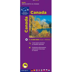 Achat Carte routière IGN - Canada