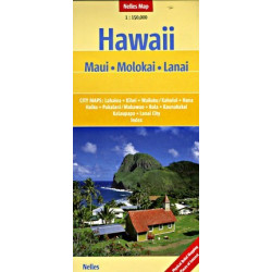 Achat Carte routière - Hawai, Maui, Molokai, Lauai - Nelles