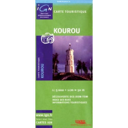 Achat Carte routière IGN - Guyane, Kourou
