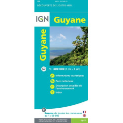 Achat Carte routière IGN - Guyane