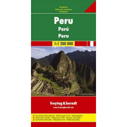 Achat Carte routière - Pérou - Freytag