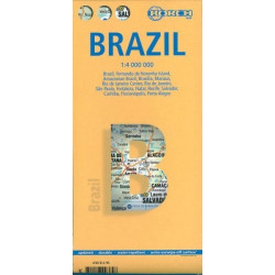 Achat Carte routière - Brésil - Borch