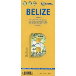 Achat Carte routière - Belize - Borch