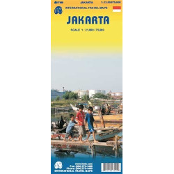Achat Carte routière Djakarta - ITM