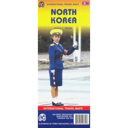 Achat Carte routière - Corée du Nord - ITM