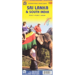 Achat Carte routière - Sri Lanka, Inde du Sud - ITM