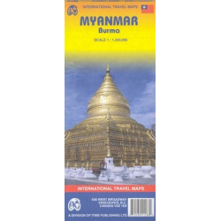 Achat Carte routière - Birmanie (Myanmar) - ITM