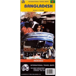 Achat Carte routière - Bangladesh - ITM