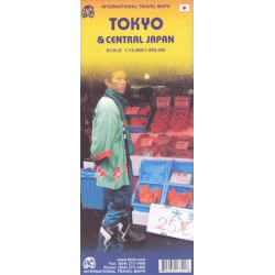 Achat Carte routière - Tokyo, Japon Central - ITM