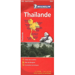Achat Carte routièreThailande - Michelin 751