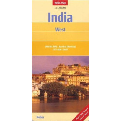 Achat Carte routière - Inde Ouest - Nelles