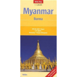 Achat Carte routière - Myanmar ( Birmanie ) - Nelles