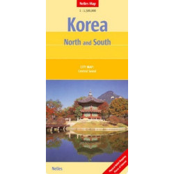 Achat Carte routière - Corée Nord et Sud - Nelles