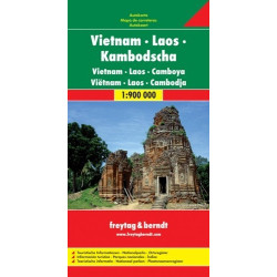 Achat Carte routière - Vietnam - Laos - Cambodge - Freytag