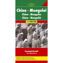 Achat Carte routière - Chine, Mongolie - Freytag