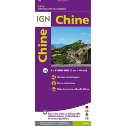 Achat Carte routière Chine - IGN