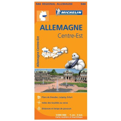 Achat Carte routière Michelin - Allemagne Centre-Est - 544